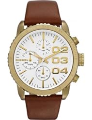 Diesel Chronograph Brown Leather Womens watch #DZ5328