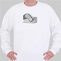 Baby In Womb Sweatshirt XX-Large White