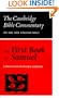 The First Book of Samuel (Cambridge Bible Commentaries on the Old Testament)