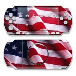 Patriotic Design Decorative Protector Skin Decal Sticker for PSP-3000