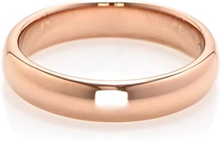 Alex's Rose Gold Tone Plain Band Tungsten Ring - 3MM - Size 7