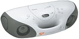 Sony ZS-X10WHITE AM-FM CD Boombox (White)