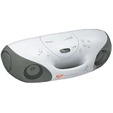 Buy Sony ZS-X10WHITE AM-FM CD Boombox (White) by Sony
