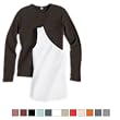 Bella - Ladies" 1x1 Rib Long Sleeve T-shirt - 5001