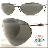 Maui Jim Titanium Elite Sunglasses - Runabout - Gunmetal Frame w\ Neutral Grey Lens - 509-02