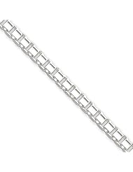 3.75mm, Sterling Silver, Concave Box Chain, 20 inch