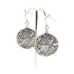 Metal Round Tropical Starfish Seahorse Drop Earrings Fashion Jewelry
