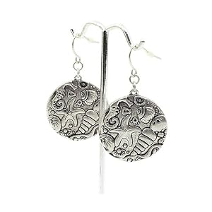 Metal Round Tropical Starfish Seahorse Drop Earrings Fashion Jewelry