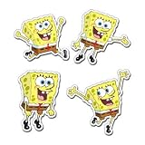 SPONGEBOB SQUAREPANTS - Set of 4 - Sticker Decal - #S184