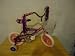 12" childrens bike purple and pink (2 tone)