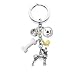 Boston Terrier - I Love My Dog Keychain