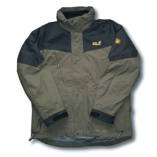 Jack Wolfskin Doppeljacke Greendale olive brown