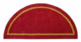 Minuteman International H-8 Half Round Rug Sangria