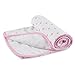 aden by aden + anais Stroller Blanket; 100% Cotton Muslin; 4 Layer lightweight and breathable; 27.5 x 27.5 inch; Darling