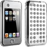 DLO HybridShell for iPod touch-Color Clear with Grey dots