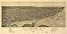 City of Tacoma, W.T., western terminus of N.P.R.R. Puget Sound 1885., large historic panoramic map reprint measured in inches 71x36