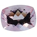 Morganite 14x10 MM Cushion: 5.30 Carats from the mines of Madagascar - Cushion Cut