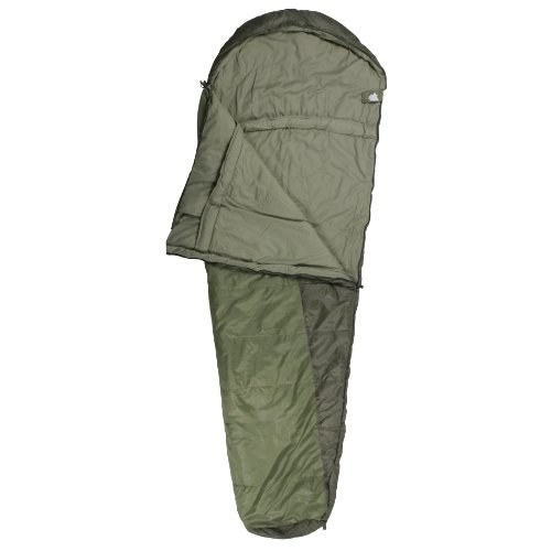 10T ARCTIC Spring Sac de couchage sarcophage Vert 230 x 85/55 cm