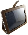 LuvMac iPad Brown Multifunctional Multi Angle PU Leather Stand /  Case / Pouch / Holder....Free Screen Protector & Screen  Cloth....Free Delivery.....Next Day Delivery Option