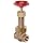 Milwaukee Valve 1153 Series Bronze Gate Valve, Industrial Service, Class 200, Rising Stem, NPT Female