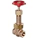 Milwaukee Valve 1153 Series Bronze Gate Valve, Industrial Service, Class 200, Rising Stem, NPT Female