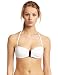 Calvin Klein Womens Solid Underwire Bandeau Swimsuit Top