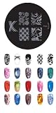 Konad Stamping Nail Art Image Plate M64