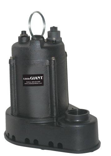 Little Giant SC50V 1/2 HP Cast Iron Sump Pump with Vertical Switch