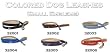 Collegiate Leather and Nylon Dog Leashes