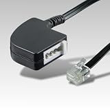 Telefon Adapter RJ11 Stecker > TAE N Buchse