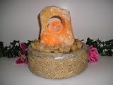 Review Direct4Sale Home  / Designer Fountain Orange Calcite-Small With Light