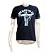 Hard 8 Mens Short Sleeve Tee With Rhinestone 'God Bless The DJ' Graphic On Front And ...