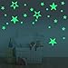 Amaonm Glow in The Dark Stars Wall Decals Removable Vinyl Luminous Star Wall Stickers Murals Home Art Decor for Kids Room Boys Girls Bedroom Ceiling Playroom Studyroom Decorations (Stars)