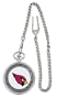 NFL Men's CR0082 Arizona Cardinals "Hall Of Famer" Pocket Watch with Chain