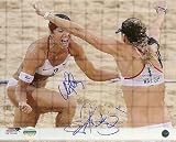 Misty May-Treanor and Kerri Walsh Team USA Dual Signed 8x10 Photograph 2008 Bejing Gold Medal Volleyball Match