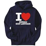 Hoodie Mens Navy Blue
