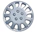 Automotive : Drive Accessories KT842-14S/L 14" Silver and Lacquer ABS Plastic Wheel Cover Replica Hubcaps - Pack of 4