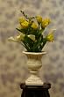 Miniature Tall Artisan Yellow Floral Arrangement