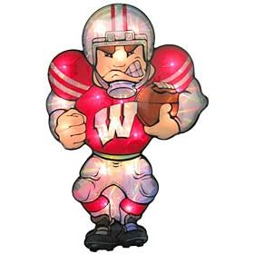 Wisconsin Badgers 20 Double Sided Window Light-Up Player