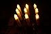 XABL Set of 10 LED Taper Candles Warm White Lights with Remote Control and Clips for Decoration Home and Christmas Holiday