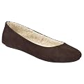 Women's Mossimo Supply Co. Odell Faux Fur Lined Ballet Flats - Brown