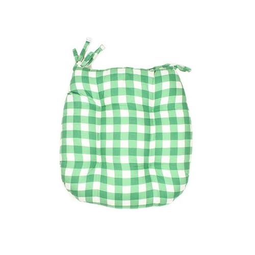 Gingham Green Seat Pad