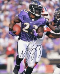 McGahee, Willis (Baltimore Ravens) Autographed/Hand Signed 8x10 Photo