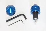 Suzuki Spike Bar Ends - Blue - GSXR 600 750 1000 1100 1300, TL1000S, TL1000R, Bandit 1200, SV650, SV1000S, Katana 600 750 Hayabusa Barends