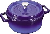 ジョエル・ロブションセレクション staub ラウンドシチューパン 20cm ブルー 12168004