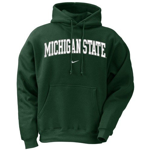 Nike Michigan State Spartans Green Classic Hoody Sweatshirt