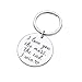 Couple Key Chain Gifts for Him Her-Husband for Girlfriend Boyfriend Wife Keychain Gifts for Anniversary Birthday Wedding Gifts from Wifey Hubby Valentine Day Gifts-I Love You Most The End I Win
