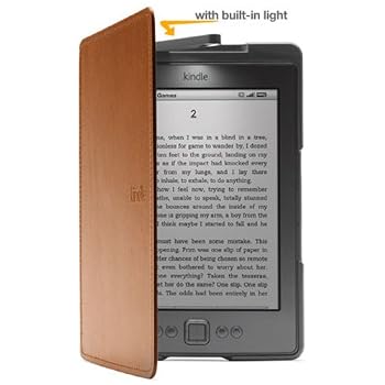 Set A Shopping Price Drop Alert For Amazon Kindle Lighted Leather Cover, Saddle Tan (does not fit Kindle Paperwhite, Touch, or Keyboard)