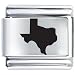 Texas State Italian Charms Bracelet Link