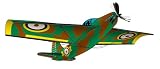 AeroPlane™ 3D Nylon Airplane Kite: Spitfire by X-Kites